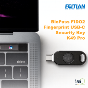 Feitian BioPass FIDO2 (K49 Pro) - Unhackable Passwordless Authentication